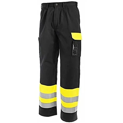 Afbeelding van Blaklader Werkbroek Hi vis 158 4 GEEL/ZWART D128