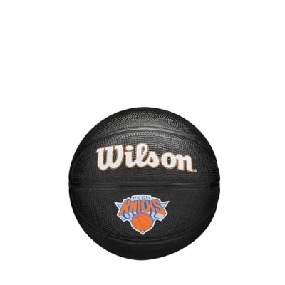Afbeelding van Wilson Team Tribute New York Knicks Mini Ball WZ4017610XB, Unisex, Zwart, basketbal, maat: 3