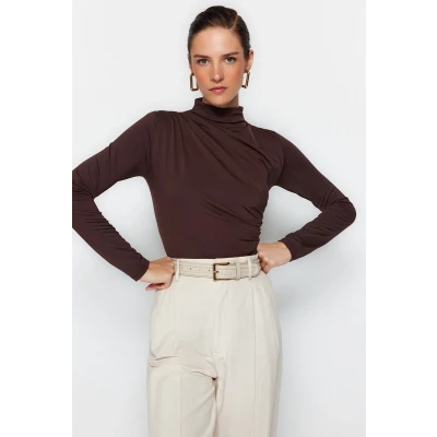 Afbeelding van Trendyol TWOAW24BD00014 Volwassenen Vrouwen Bruin S
