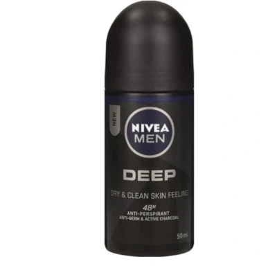 Afbeelding van 6er Pack NIVEA Men Deo Roll on Deep Dry &amp; Clean Feel 50ml