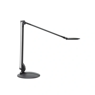 Afbeelding van MAULoptimus LED Bureaulamp dimmbaar standvoet anthraciet aluminium 1 stuk 60.5 x 22 53 cm MAUL