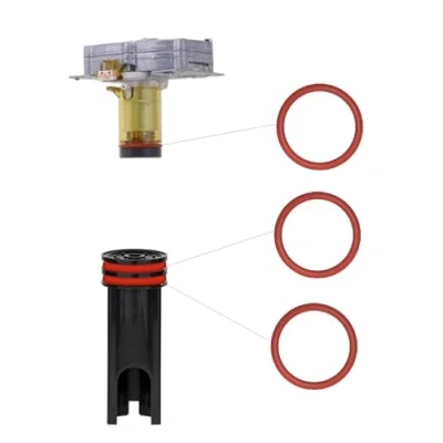 Afbeelding van 3 x O ring afdichting compatibel met Delonghi EABI EAM ECA ECAM ESAM EPAM ETAM AEG Philips voor de zeteenheid zetgroep, aandrukzuiger en thermoblok