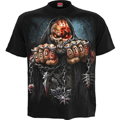 Afbeelding van Spiral Heren Tshirt 4XL 5FDP GAME OVER Zwart