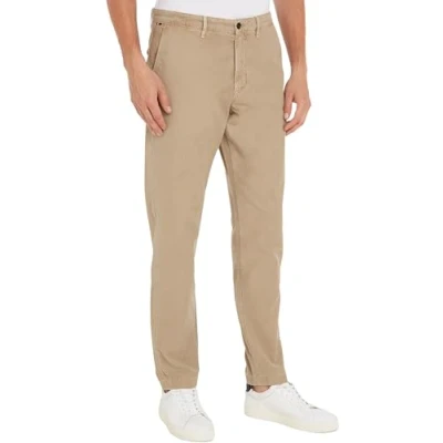 Afbeelding van Tommy Hilfiger Geweven broek voor heren, Batique Khaki, 34W / 29L