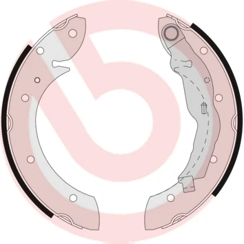 Afbeelding van Brembo Remschoen set S 68 521