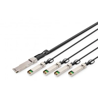 Afbeelding van DIGITUS 40G QSFP+ naar 4XSFP+ Direct Attach Cable 1m
