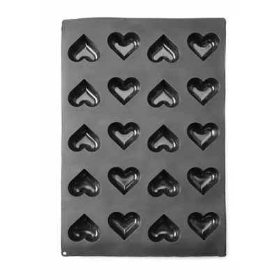 Afbeelding van Hendi Hartvormige siliconen bakvorm 570x375x35 mm antiaanbak vaatwasser en magnetronbestendig