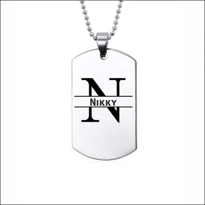 Afbeelding van Ketting RVS Met Naam Nikky