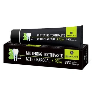 Afbeelding van Fresh Secrets Whitening Tandpasta met Actieve Houtskool
