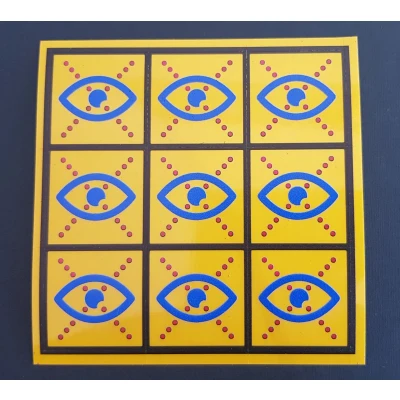 Afbeelding van Limited Vision reflecterend stickervel