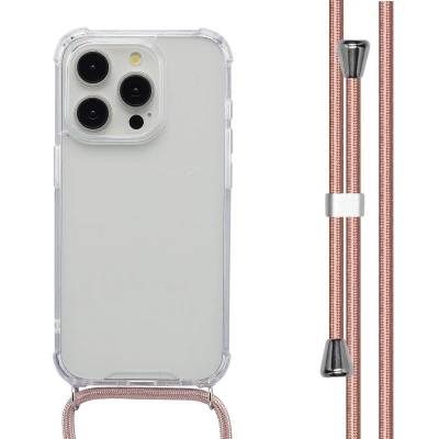 Afbeelding van Apple iPhone 15 Pro Hoesje Kunststof imoshion Hardcase/Koordhoesje/Backcover Transparant Telefoonhoesje