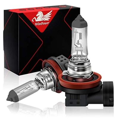 Afbeelding van WinPower H8 12V 35W Halogeenlamp 3000K Geel voor Auto Mistlamp/Motor Koplamp Lamp, 2 Stuks