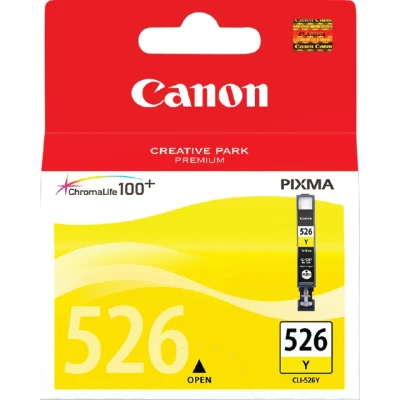 Afbeelding van CLI526Y CANON IP4850 INK YELLOW 4543B001 No.526 9m