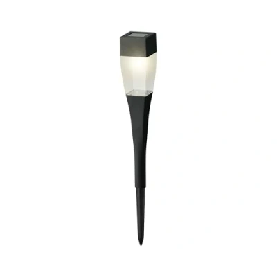 Afbeelding van Solar tuinlamp/prikspot pilaar op zonne energie 26 cm Prikspots tuinverlichting