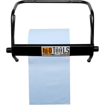 Afbeelding van Hi Q Tools Papierrolhouder voor wandbevestiging, stabiele wandhouder papierrollen tot 420 mm breedte, garage, keuken enz