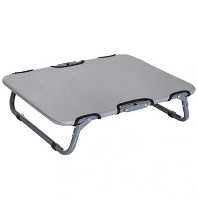 Afbeelding van PawHut Hondenligbed hondenbed kattenmand slaapplaats inklapbaar grijs / blauw D04 101