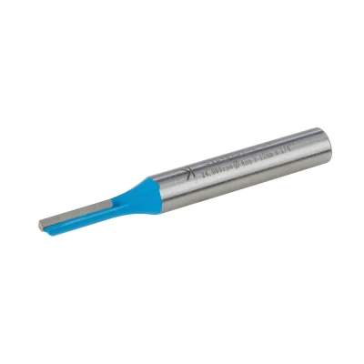 Afbeelding van Silverline 1/4 rechte metrische groeffrees 4 x 12 mm