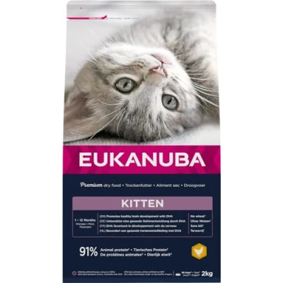Afbeelding van Eukanuba Kat Kitten Junior Kip Lever 2 kg