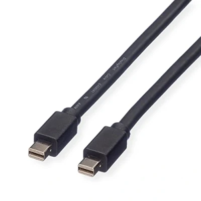 Afbeelding van ROLINE DisplayPort kabel, Mini DP m M, zwart, 2