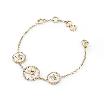 Afbeelding van Philipp Plein PJ2EA09BU Armband Dames 16cm PP BUTTONS