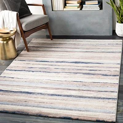 Afbeelding van SURYA Vloerkleed Woonkamer, Slaapkamer Modern Scandinavisch Tapijt PANDORA Grijs/Blauw 200x275 cm