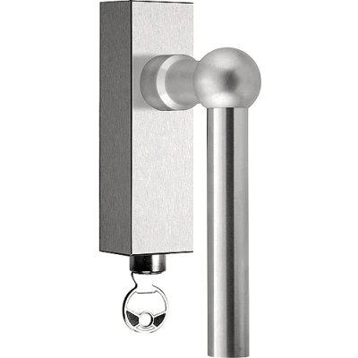 Afbeelding van Formani Draaikiepgarnituur FERROVIA FVL110 DKLOCK afsluitbaar mat RVS