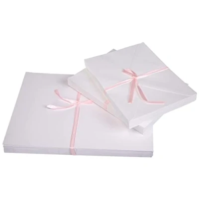 Afbeelding van Papermania kaarten met enveloppen, 12,7 x 17,8 cm, 50 stuks per verpakking, wit