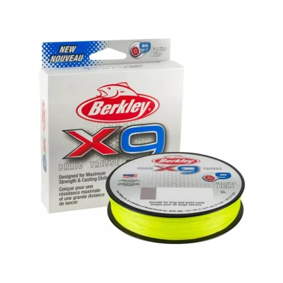 Afbeelding van Berkley X9 Braid Tresse Flame Green (150m) Maat : 0.25mm
