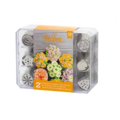 Afbeelding van Decora Botercrème Spuitmondjes Set #2 12 stuks