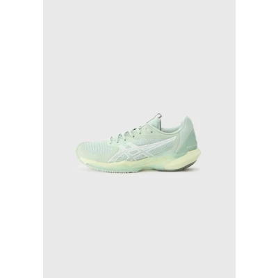 Afbeelding van Asics Solution Speed Tennisschoenen voor alle ondergronden, Dames, Maat: 41.5, Lichen rock white Kunststof/ textiel