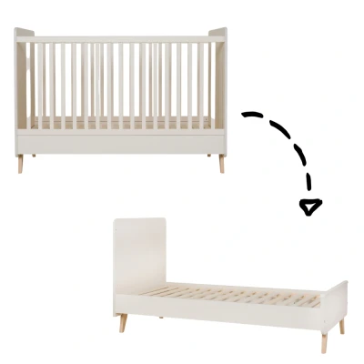 Afbeelding van Quax Loft Meegroeibed 70x140 Clay