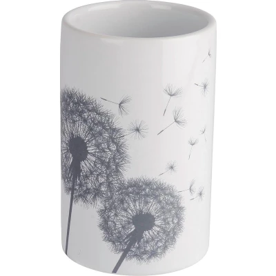 Afbeelding van Wenko Tandenborstelhouder Astera 7 X 11 Cm Keramiek Wit/grijs