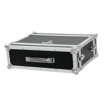 Afbeelding van Roadinger flightcase 19 inch CO DD, 3U, 24cm diep, zwart