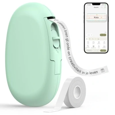 Afbeelding van SUPVAN Label Maker Machine Bluetooth E10 met Tape Doorlopende Waterdichte Veelzijdige App 35 Lettertypen &amp; 1k+ Pictogrammen Labeler voor Thuis Keuken School Kantoor Organisatie