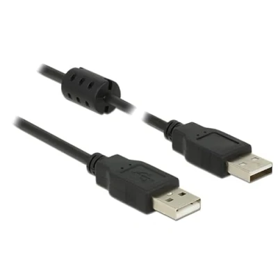 Afbeelding van Delock Kabel USB 2.0 Type A Male &gt; 0,5 m zwart D