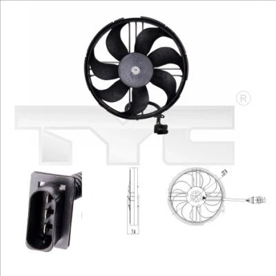 Afbeelding van TYC Ventilatorwiel motorkoeling 837 0018