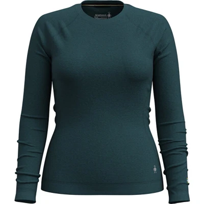 Afbeelding van Smartwool Classic Thermal Merino BASE Layer CREW Longsleeve, Dames, Maat: Large, Twilight blue heather