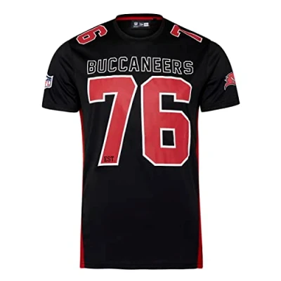 Afbeelding van New Era Tampa Bay Buccaneers NFL Established Number Mesh Tee Black T Shirt XL