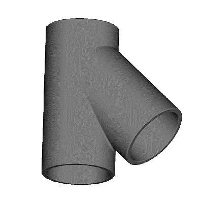 Afbeelding van Ubbink Aerfoam T stuk 45 EPS Ø 180 mm grijs