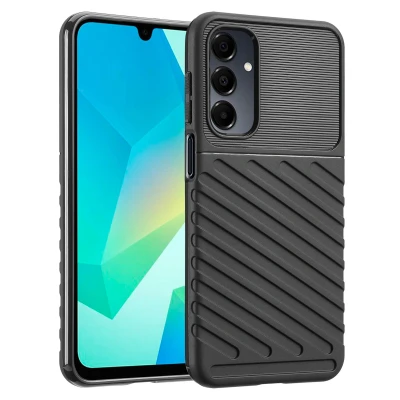 Afbeelding van imoshion Hoesje Geschikt voor Samsung Galaxy A16 (5G) Siliconen Thunder Backcover Zwart