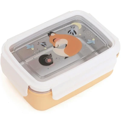 Afbeelding van Petit monkey rvs broodtrommel bento vos