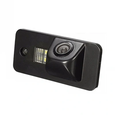 Afbeelding van Kalakass 12V HD CCD achteruitrijcamera voor auto nummerplaat met 170 graden groothoeklens nachtzicht waterdicht IP67 parkeerhulp compatibel A3 A4 A5 A6 A6L A8 Q7 S4 RS4 S5 TT