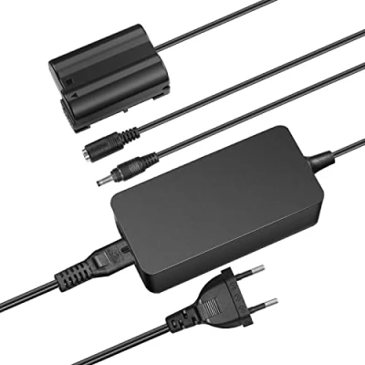 Afbeelding van NEEWER Virtuele batterij met AC/DC stekker, vervangt de voeding van EP 5B/EN EL15, compatibel Nikon Z5 Z6 Z7 Z6II Z7II D500 D610 D750 D780 D800 D810 D850 D7000 D7100 D7200 D75000