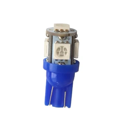 Afbeelding van T10 ICE BLAUW 5 LED 12V 5050 SMD