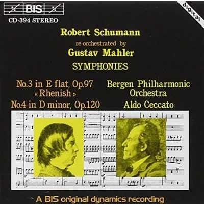 Afbeelding van Bergen Philharmonic Orchestra, Aldo Ceccato Schumann: Robert Schumann (Re Orchestrated By Gustav Mahler) (CD)
