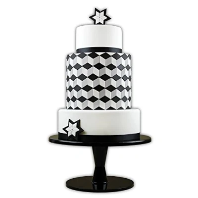 Afbeelding van PME Geometrische MultiCutters voor Cake Design Diamant Set van 3, Wit, Klein, Medium &amp; Large Size