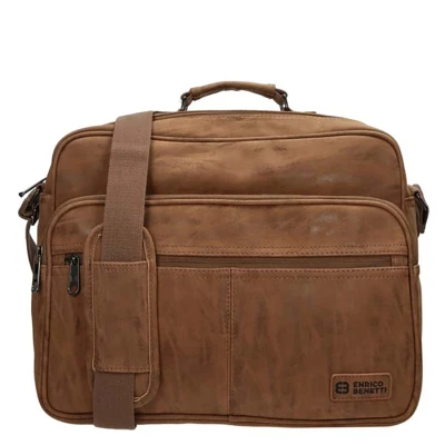 Afbeelding van Black Friday Deal: Enrico Benetti Rotterdam Business Laptoptas 15&quot; Camel