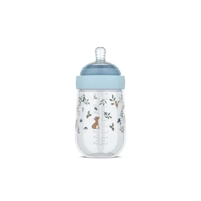 Afbeelding van Mepal Mio babyfles 240 ml Anti koliek Spiraalontwerp voorkomt verstopping Soliconen van medische kwaliteit Forest Friends