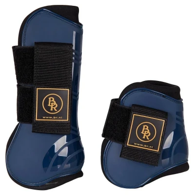 Afbeelding van BR Pees &amp; Strijklappen Set Pro Tech Pu Neopreen Blauw Shetland