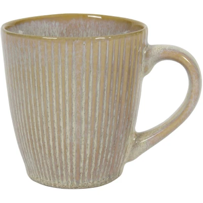 Afbeelding van Cookinglife Mokken Coastal Lines Ocean Beige 340 ml 6 Stuks